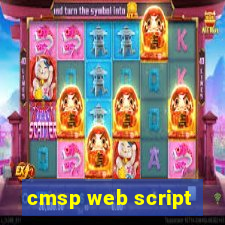 cmsp web script